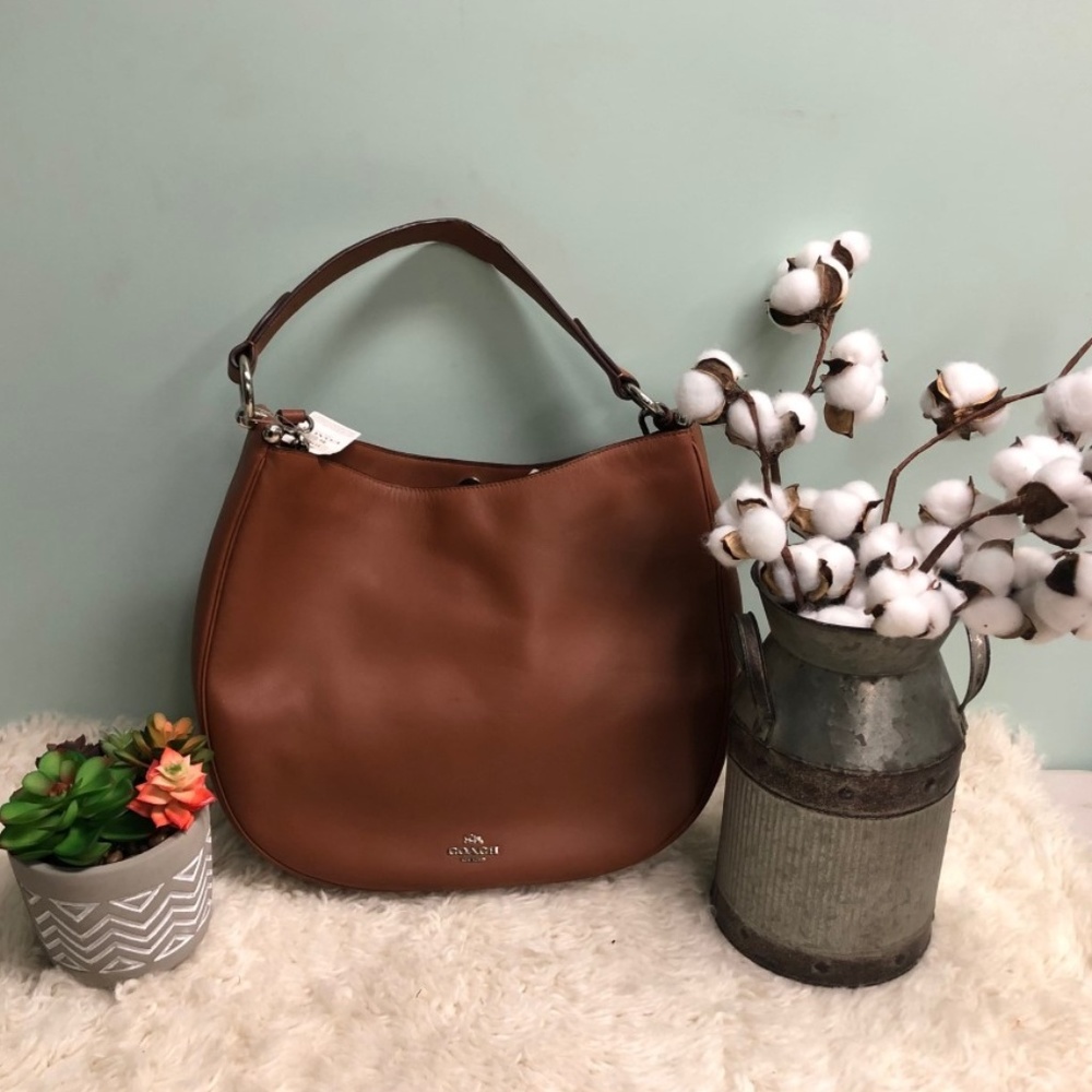 Coach Tan Nomad Saddle Bag | Purse | Designer Bag | Style | Leather | Tan - Picture 2 of 13